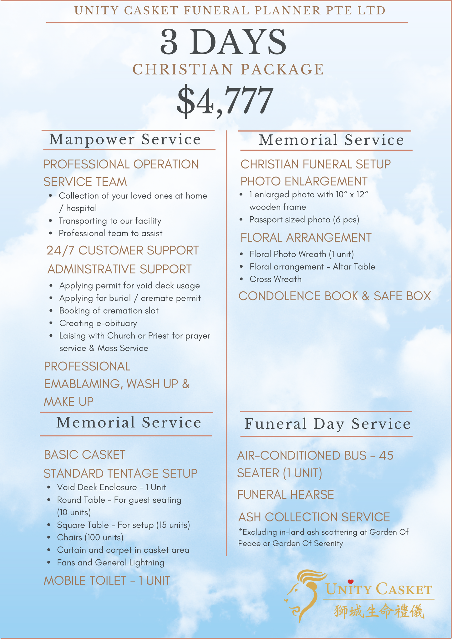 Christian Funeral Services Singapore