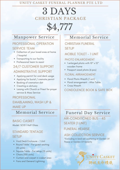 Christian Funeral Services Singapore